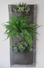 Load image into Gallery viewer, Vertical Veggie Garden With Shweshwe Trim - 3 Pocket
