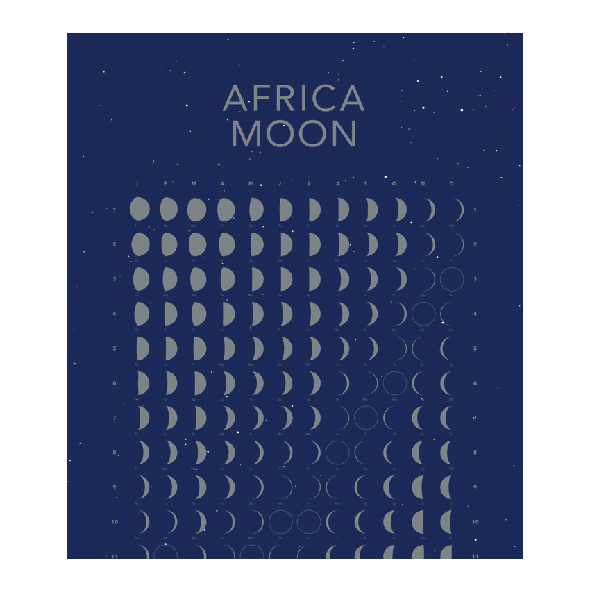 Africa Moon Poster - 2021