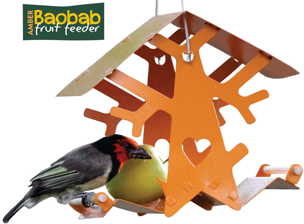 Baobab Fruit Feeder - Orange