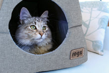 Load image into Gallery viewer, Cuddle Igloo Cat Bed - Grey
