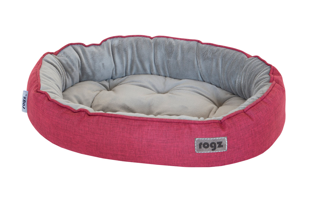 Cuddle Oval Pod Cat Bed - Red