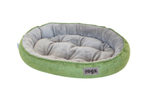 Load image into Gallery viewer, Cuddle Oval Pod Cat Bed - Green
