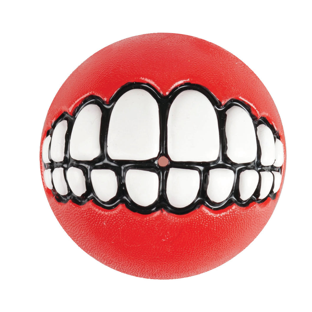 Grinz Dog Treat Ball - Red