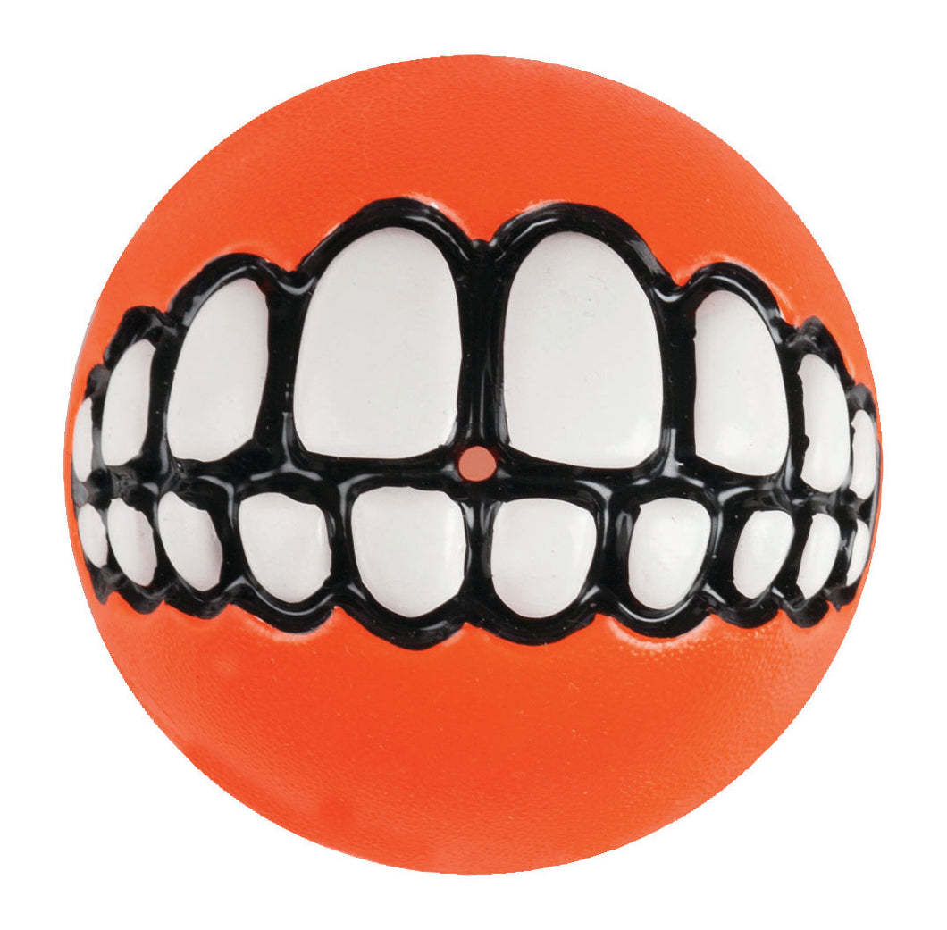 Grinz Dog Treat Ball - Orange