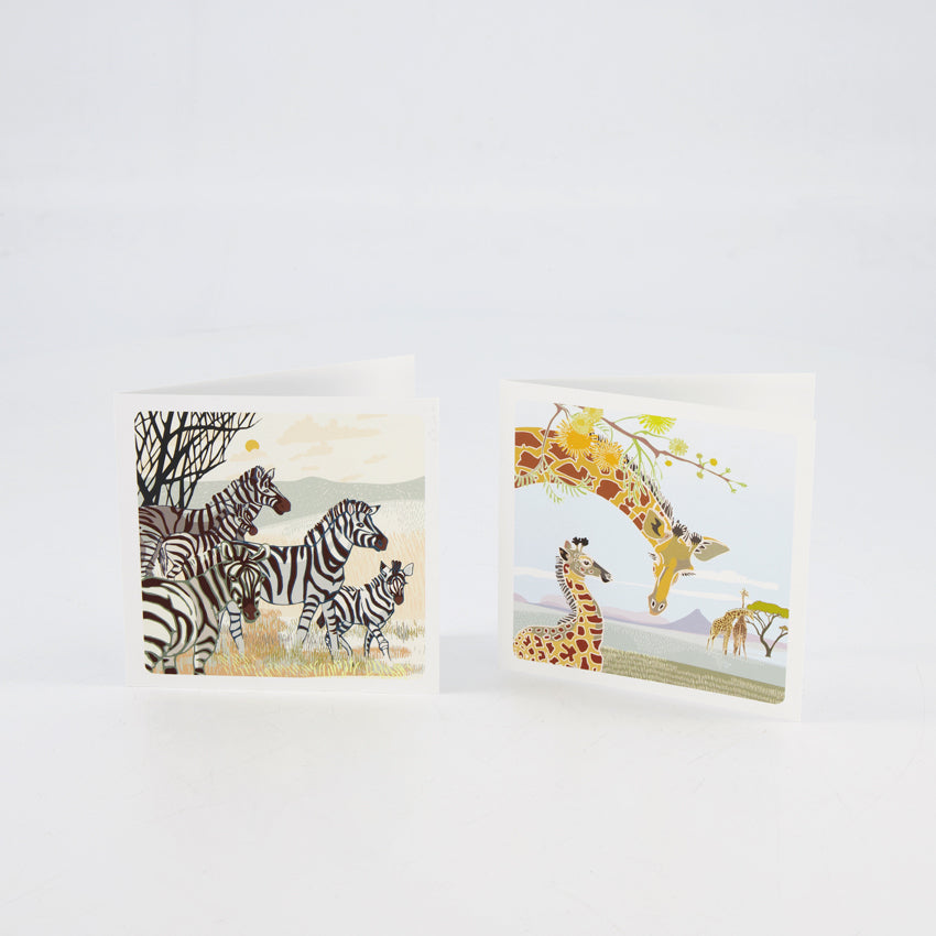 Greeting Cards - Safari Animals