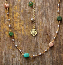 Load image into Gallery viewer, Multi-Coloured Stone Necklace
