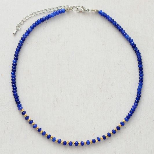 Blue Beaded Necklace