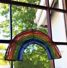 Load image into Gallery viewer, Beaded Rainbow Window Decoration
