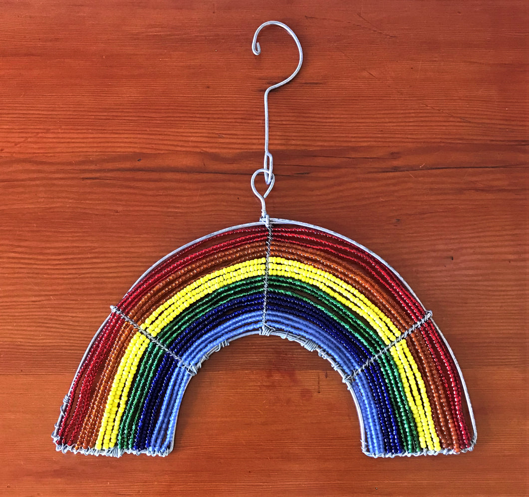 Beaded Rainbow Window Decoration