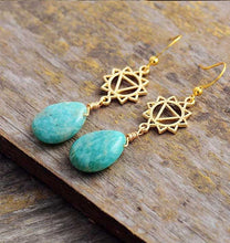 Load image into Gallery viewer, Turquoise Pendant Earrings
