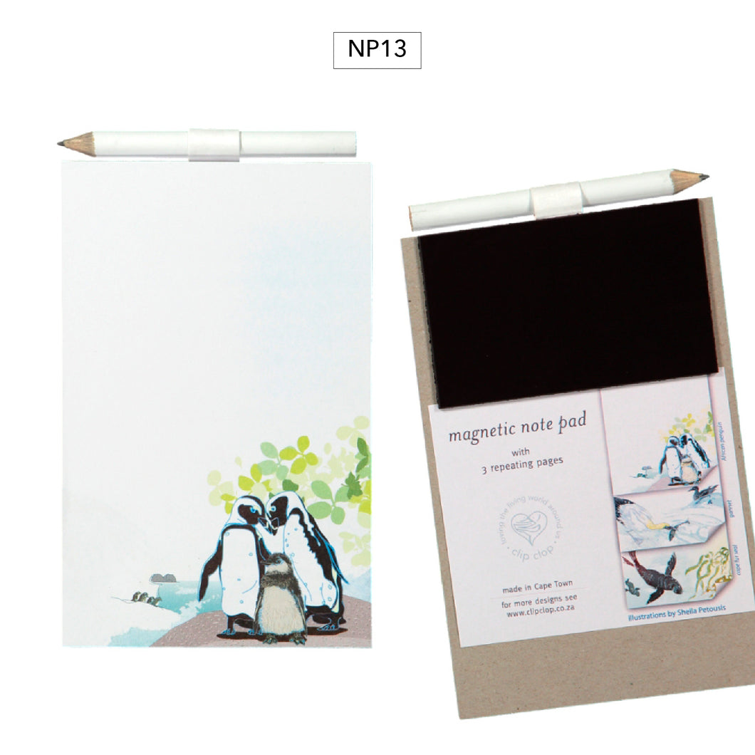 Magnetic Notepads - Penguins