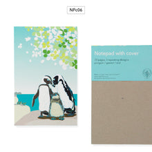 Load image into Gallery viewer, Notepads With Cover - Penguins
