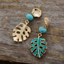 Load image into Gallery viewer, Turquoise Delicious Monster Earrings
