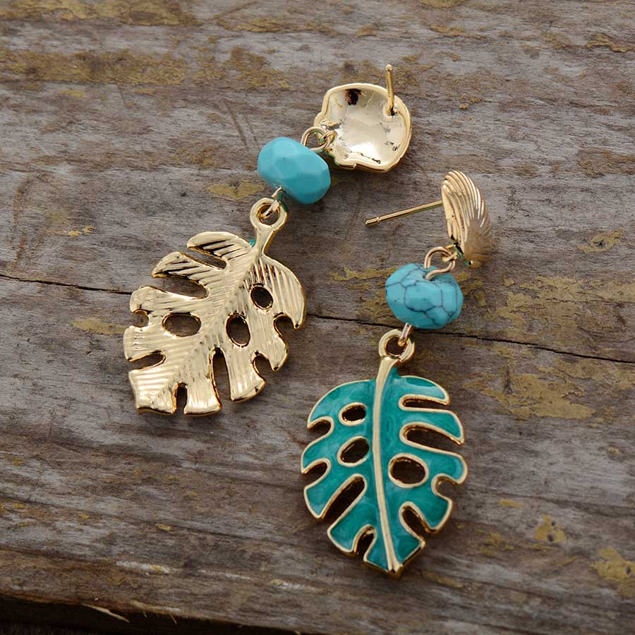 Turquoise Delicious Monster Earrings